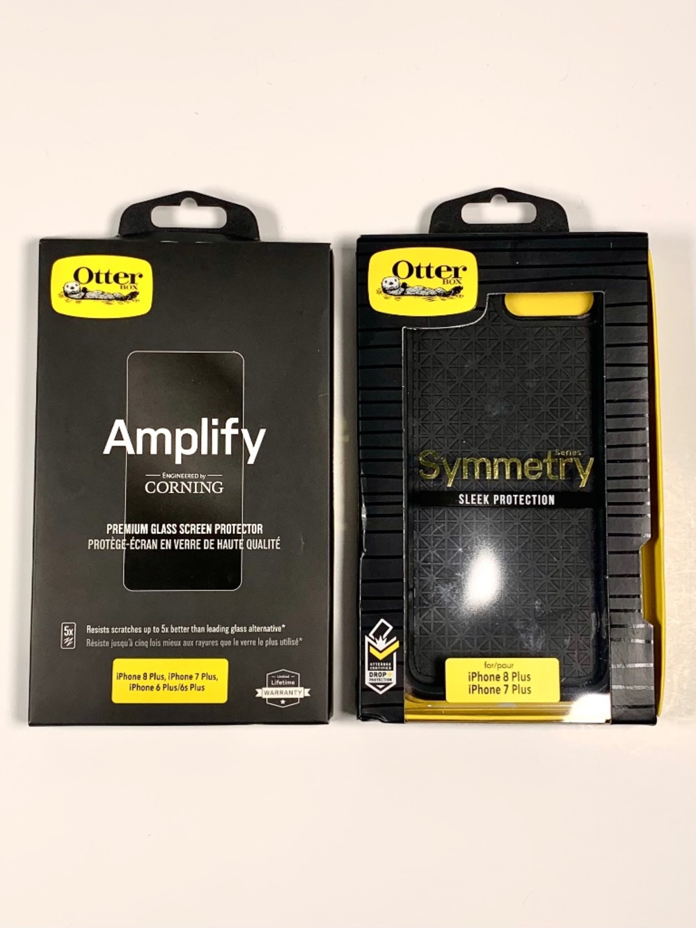 OtterBox Black Phone Case & Premium Screen Protector iPhone 6/7/8 Plus Outdoor